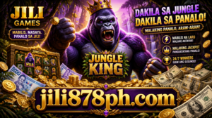 Jungle King Slot Game Banner with Peso Dollar