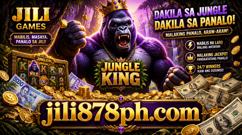 Jungle King Slot Game Banner with Peso Dollar